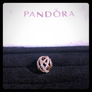 Authentic PANDORA Rose Galaxy Charm